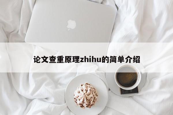 论文查重原理zhihu的简单介绍